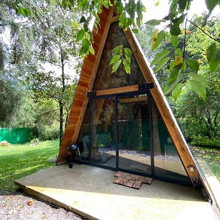 Cabanas Alpina, Romantica Y Acogedora A 10 Minutos Del Centro テポストラン エクステリア 写真