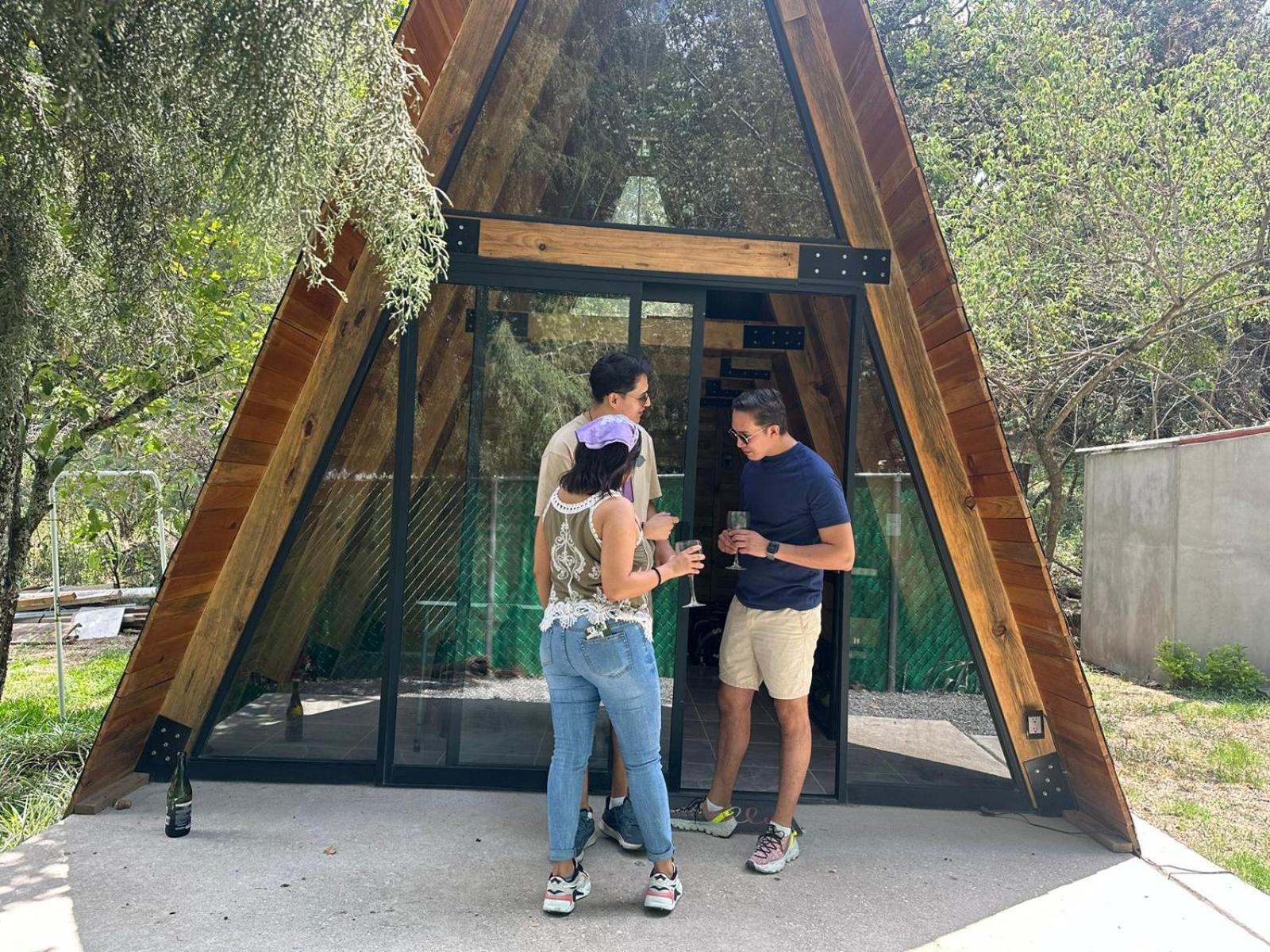 Cabanas Alpina, Romantica Y Acogedora A 10 Minutos Del Centro テポストラン エクステリア 写真